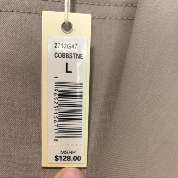 Max Studio Light Tan vest Coat - Picture 5 of 5